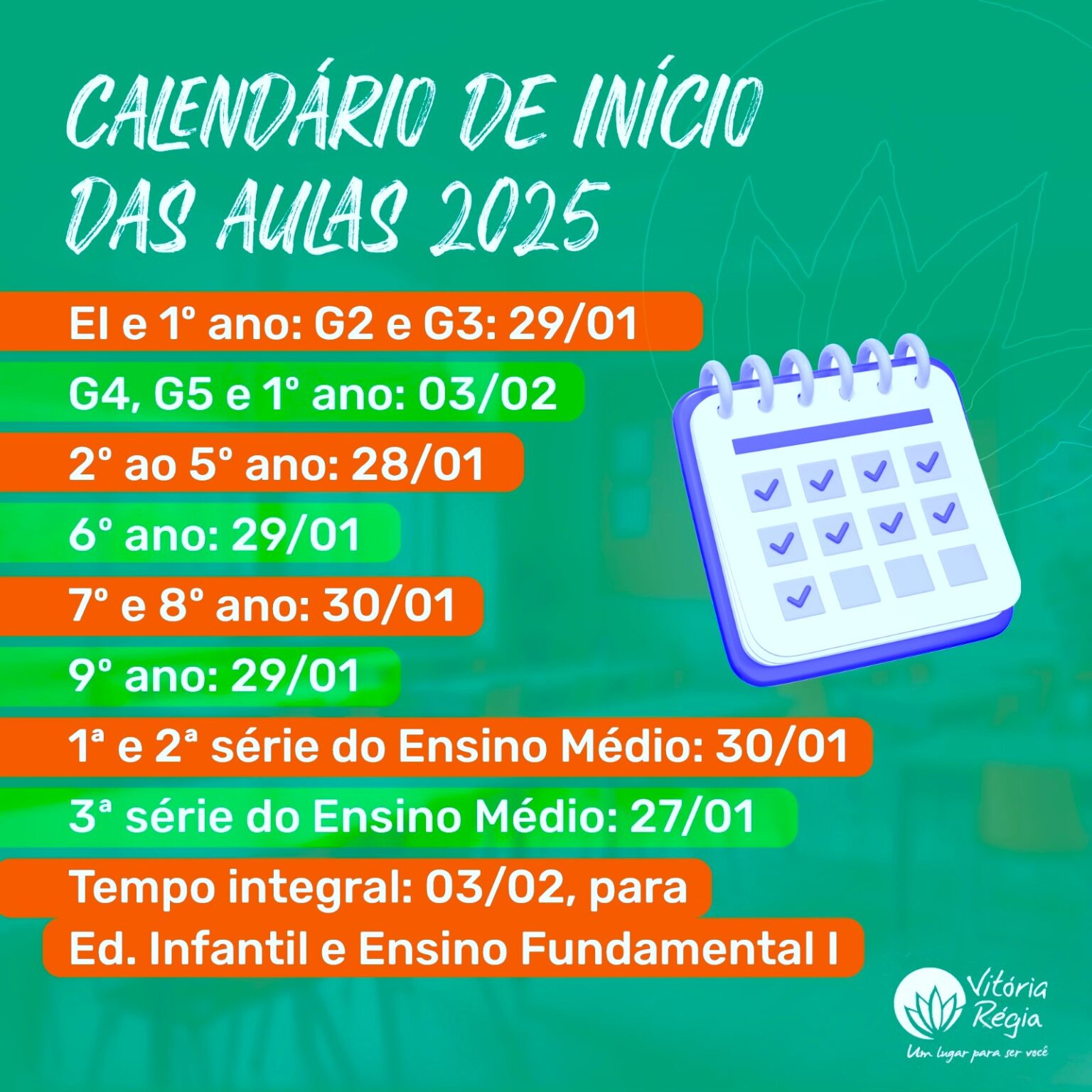 Volta às Aulas 2025 Vr